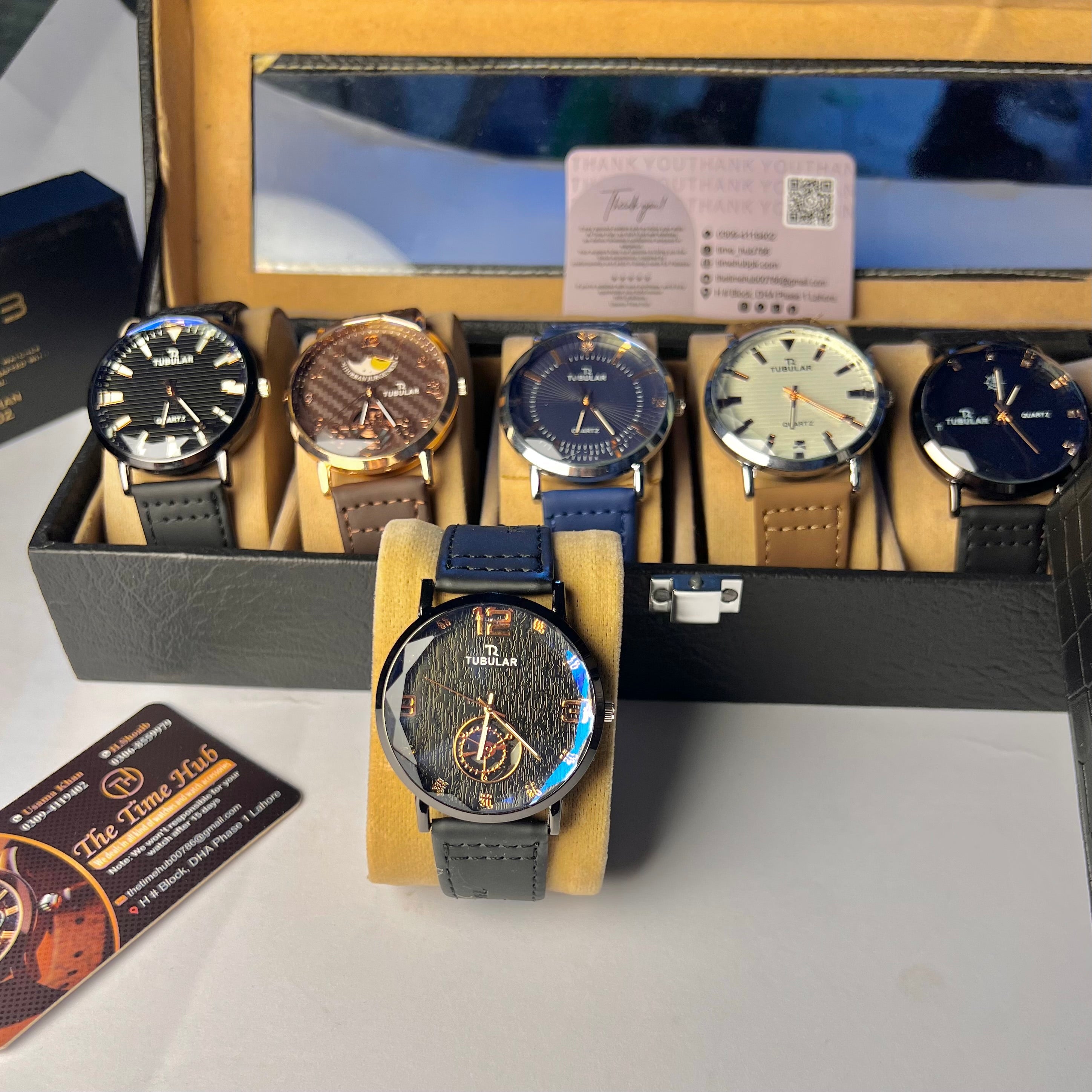 Premium Tubular Strap Men’s Watch – Free Delivery & Gift Box | Time Hub