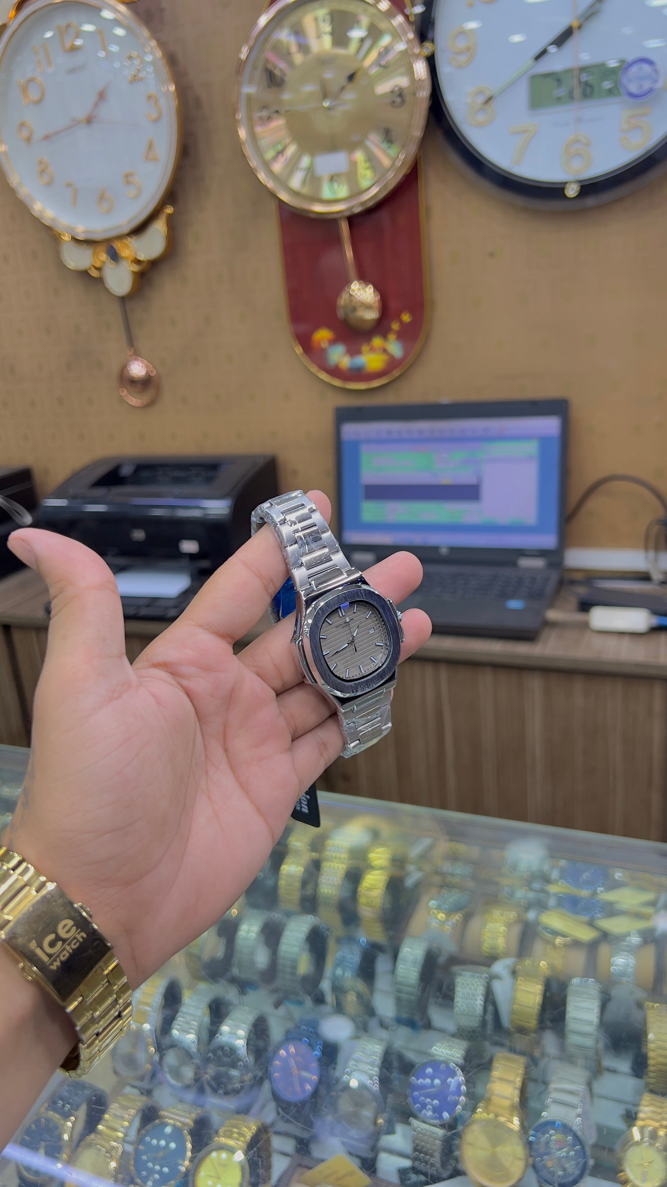 AP premium Watch 2tone color chain watch