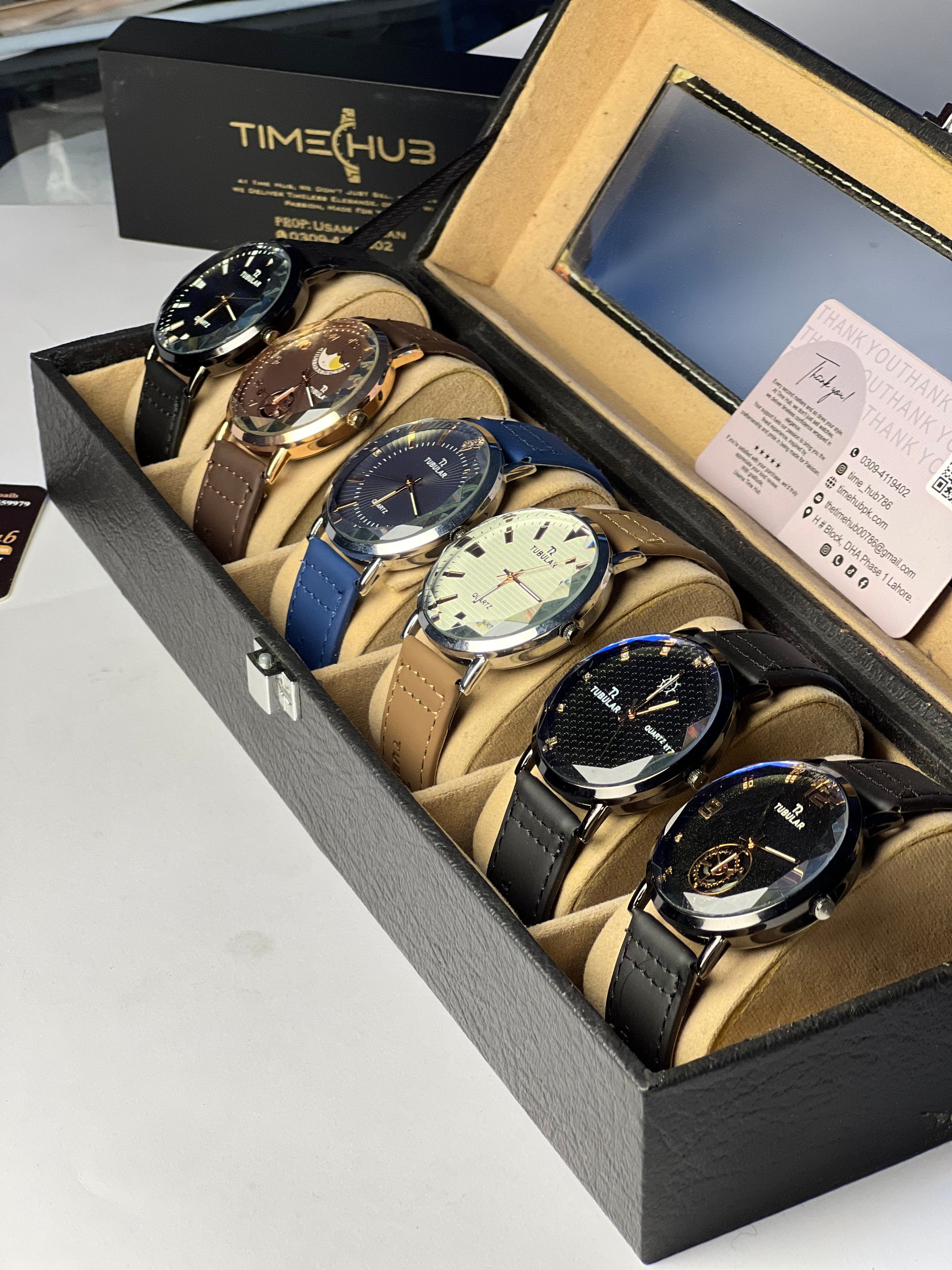 Premium Tubular Strap Men’s Watch – Free Delivery & Gift Box | Time Hub