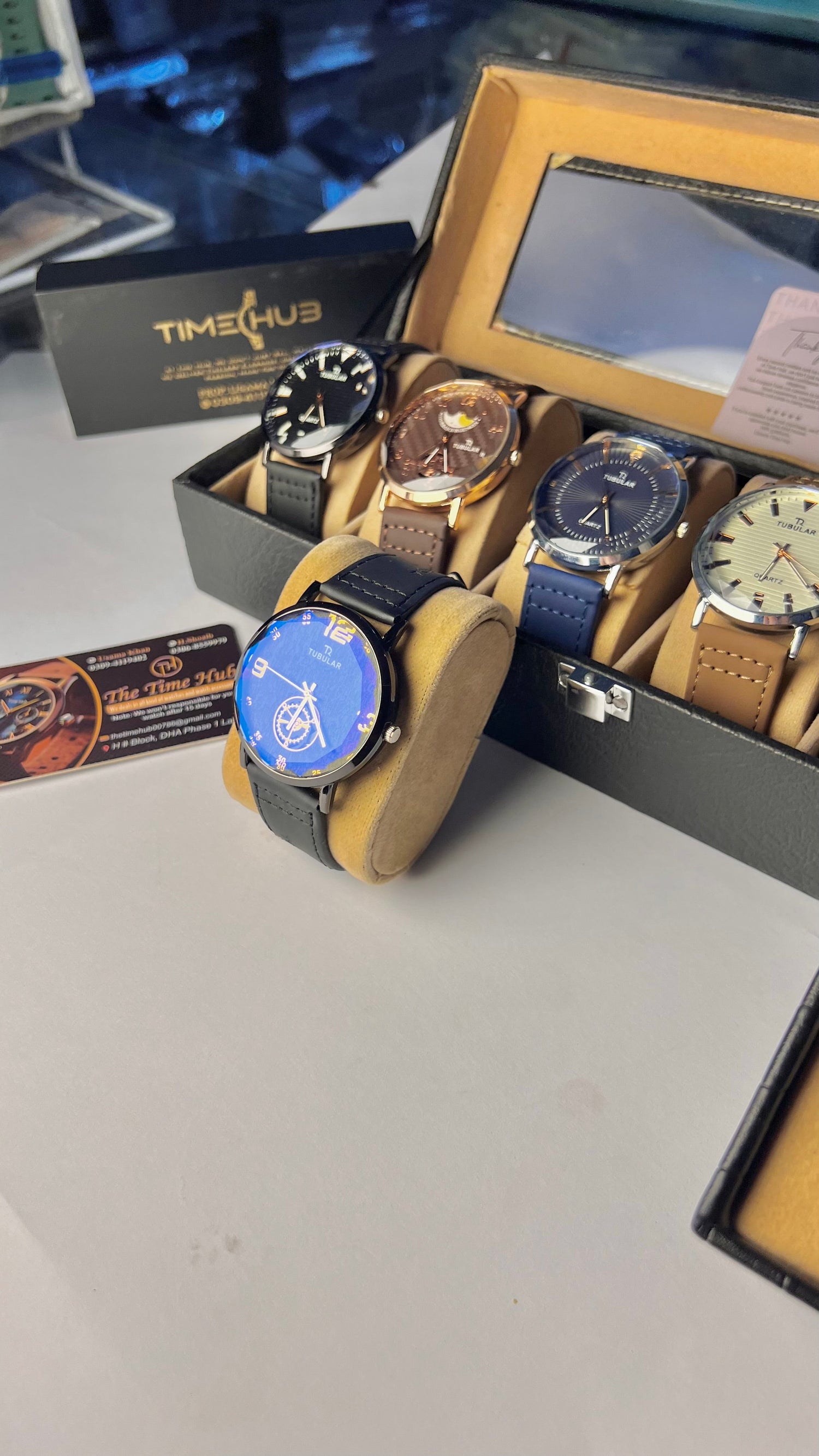 Premium Tubular Strap Men’s Watch – Free Delivery &amp; Gift Box | Time Hub