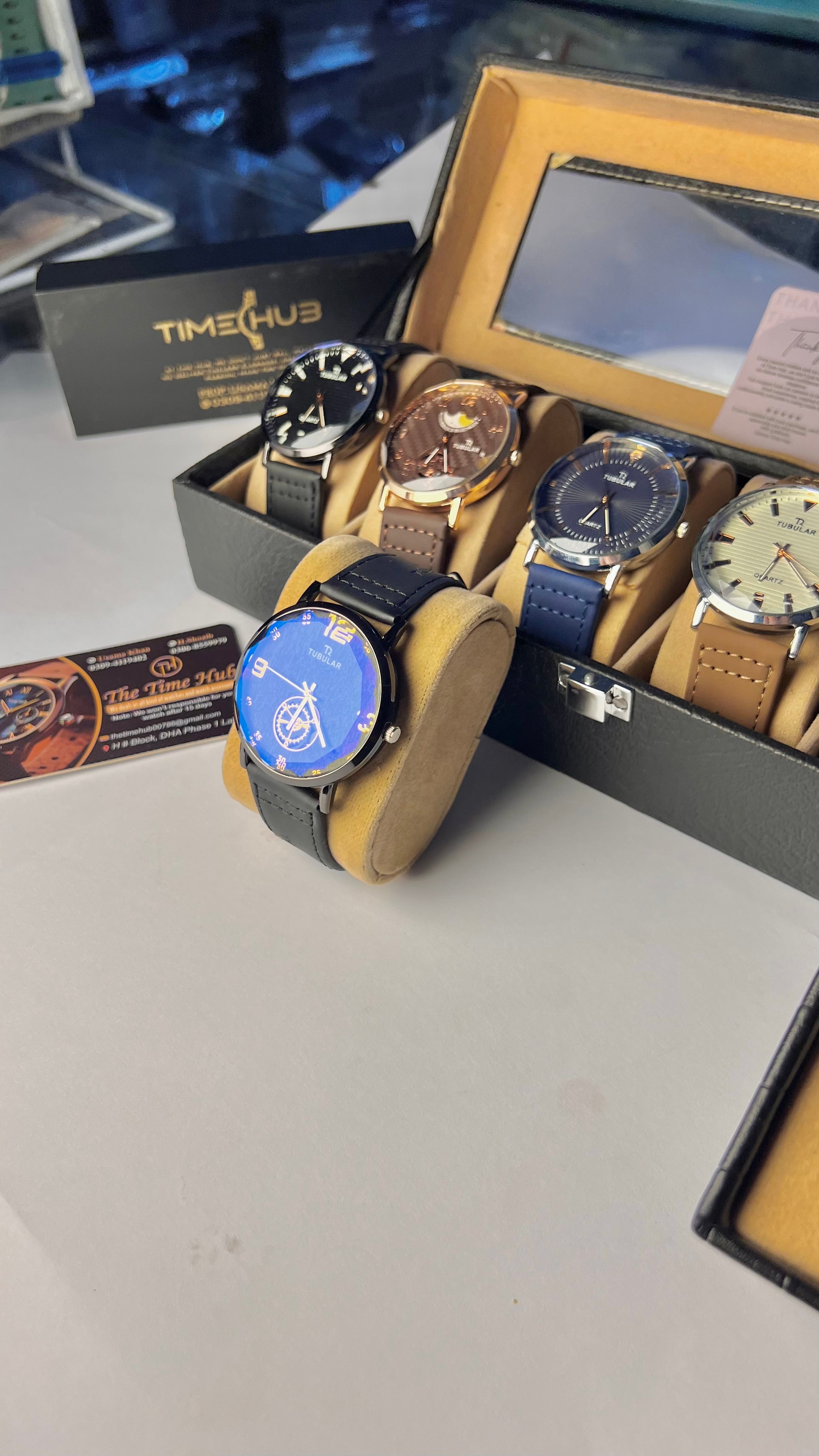 Premium Tubular Strap Men’s Watch – Free Delivery &amp; Gift Box | Time Hub