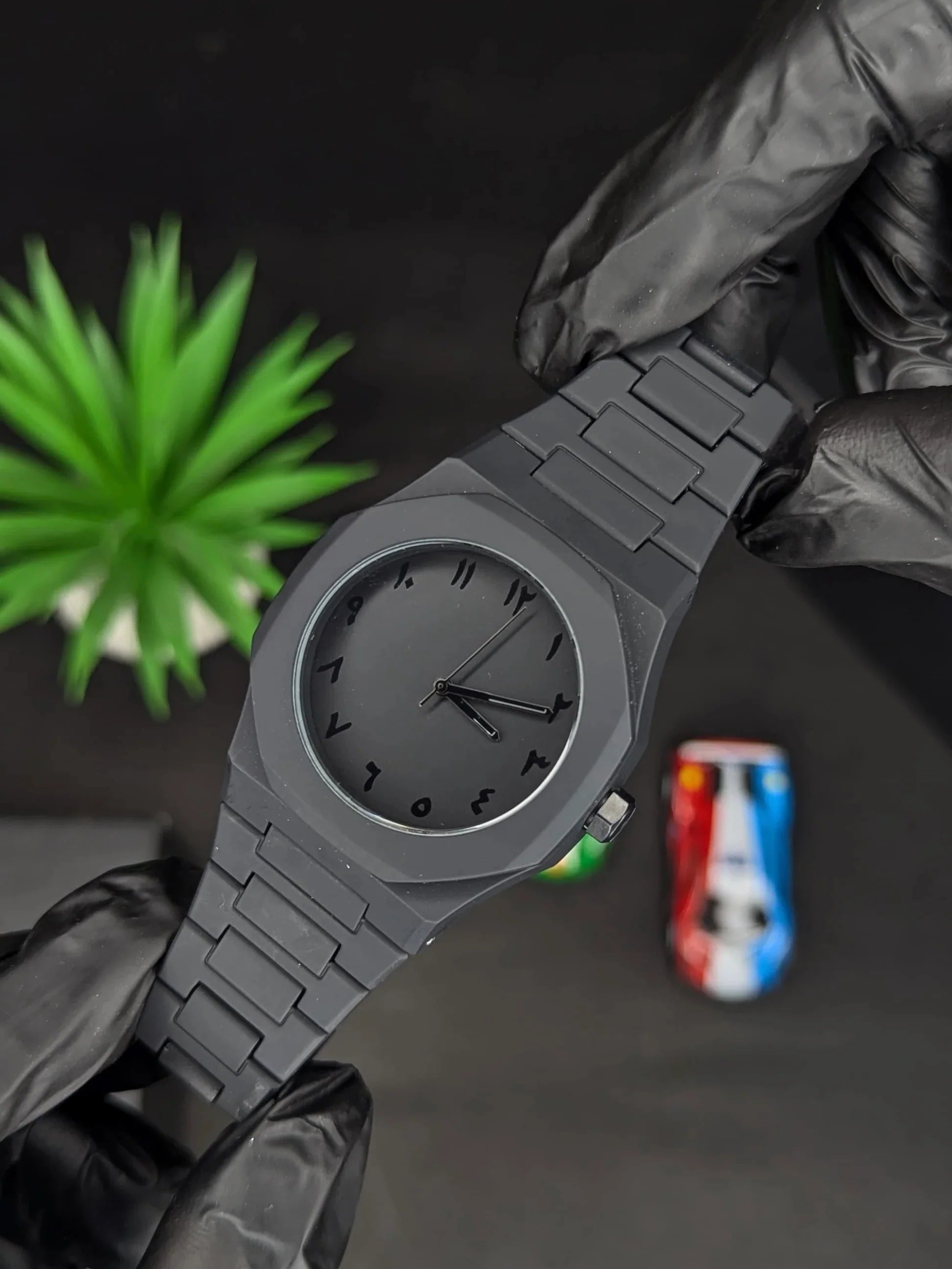 Black Aura Original – Premium Arabic Dial Watch with Master Lock | Free Delivery in Pakistan